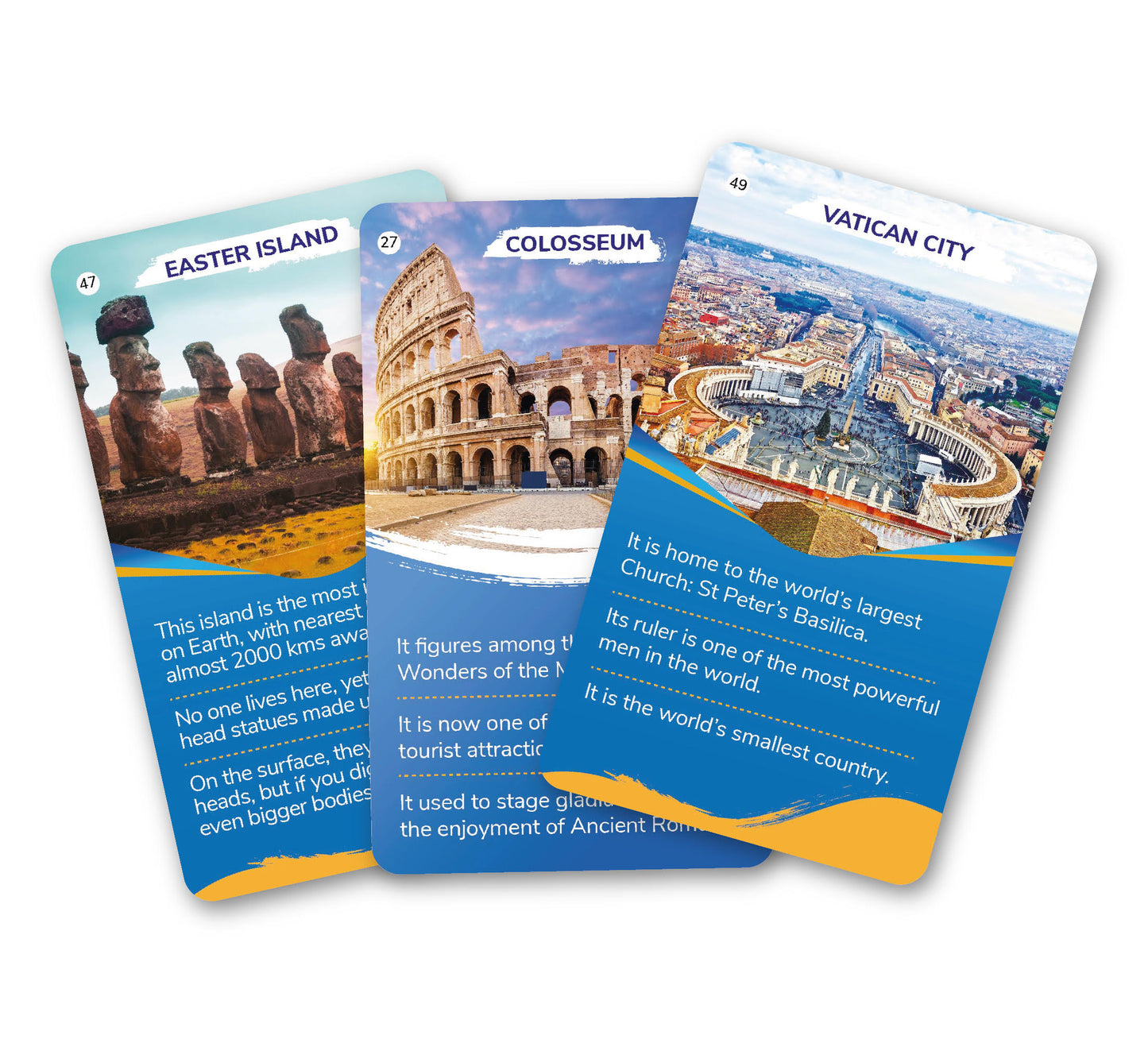 Kaizen MicroLessons Trump Cards Combo - Geography for Kids for Age 6-13. Learn While Playing