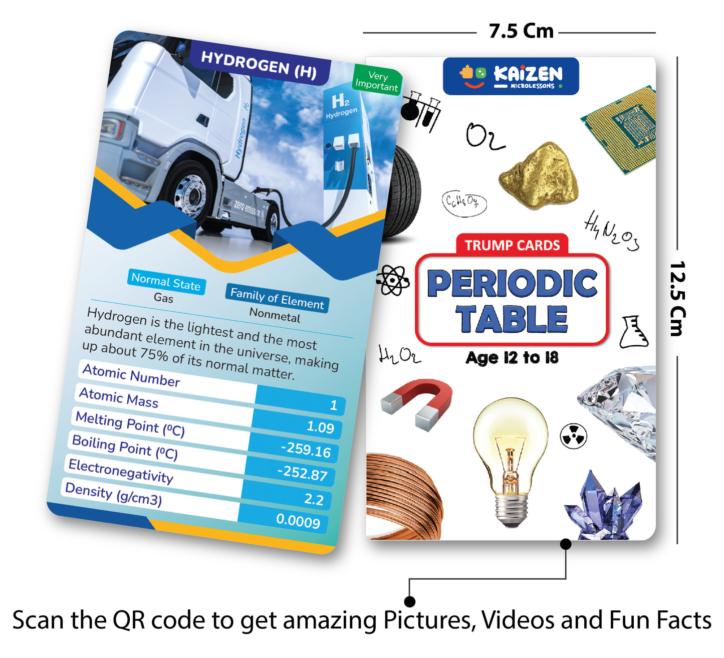Kaizen MicroLessons Periodic Table Trump Card Game