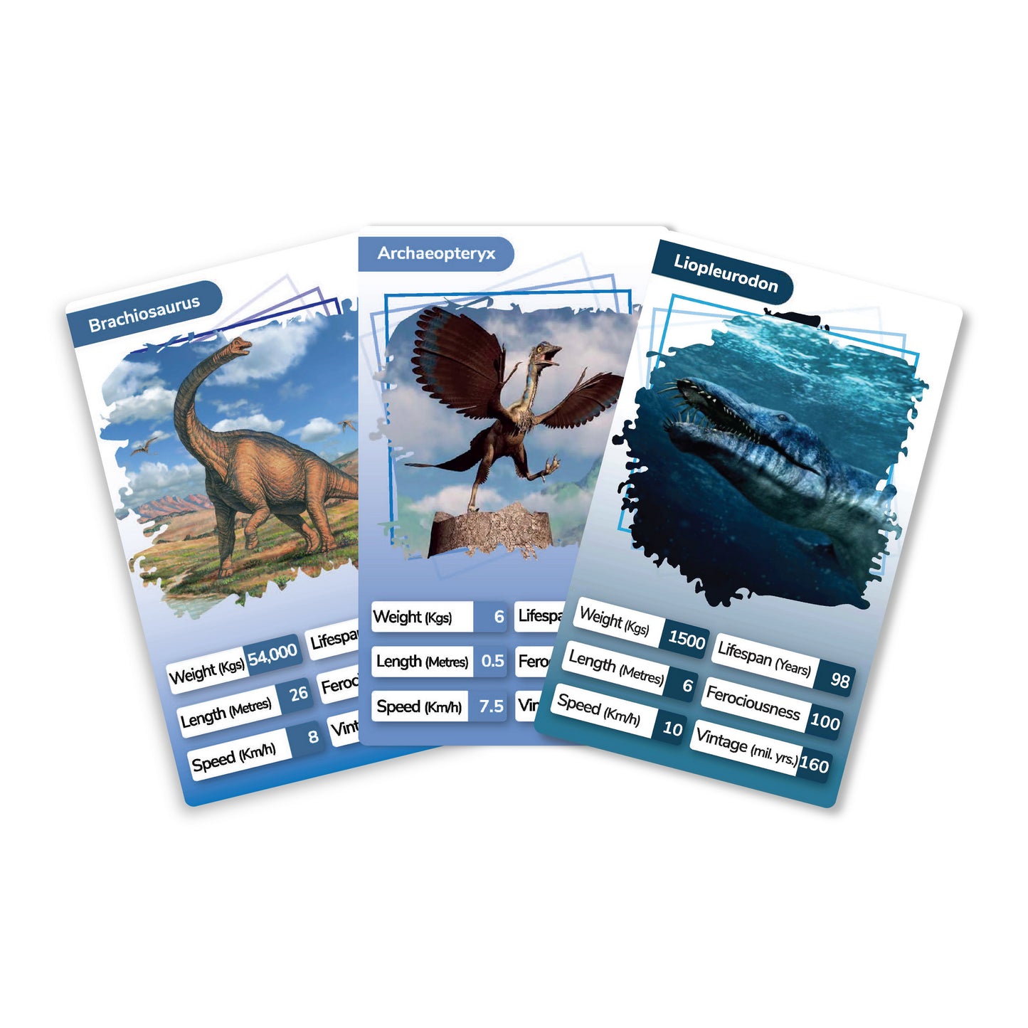 Kaizen MicroLessons Cars and Dinosaurs Trump Card Game Combo