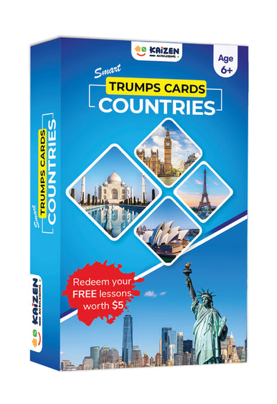 Kaizen MicroLessons Country Trump Card Game