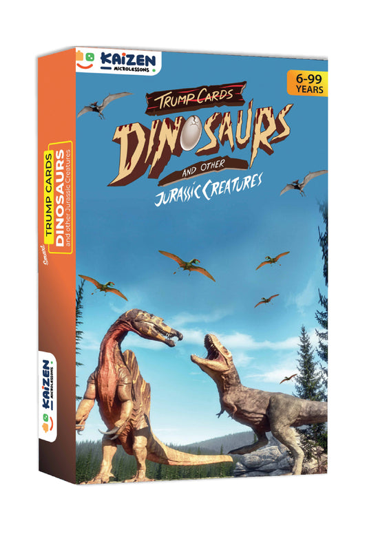 Kaizen MicroLessons Dinosaurs Trump Card Game