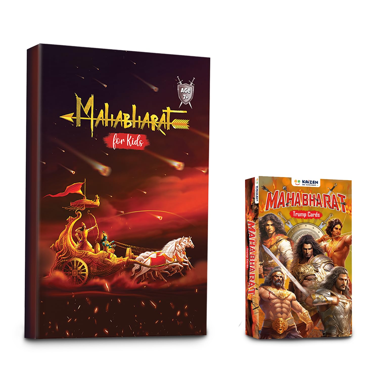 Children reading Mahabharat Quest